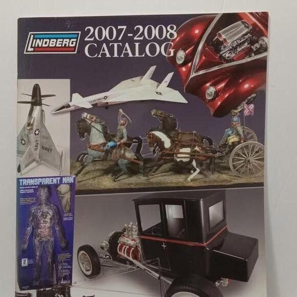Lindberg 2007-2008 model kit catalog.
